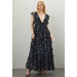 leena for Mac Duggal
Ruffled Floral Gown 💘